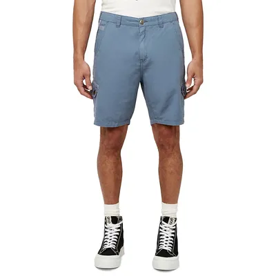 Havane Relaxed-Fit Cotton-Linen Twill Shorts