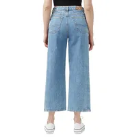 Addisson High-Rise Wide-Leg Cropped Jeans