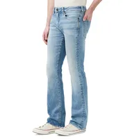 Slim Bootcut King Crinkled and Sanded Jeans