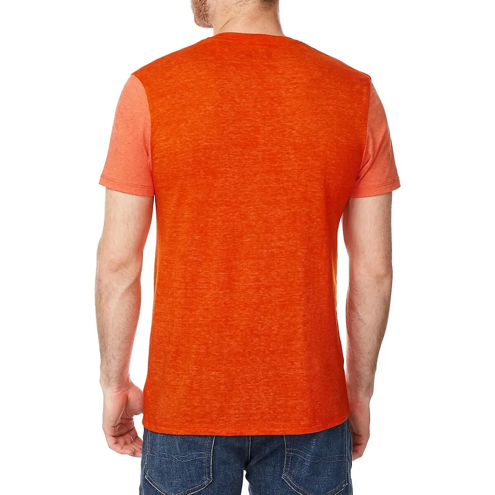 Kaddy Burnout Henley T-Shirt
