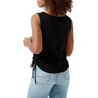 Muriel Side-Ruched Tank Top