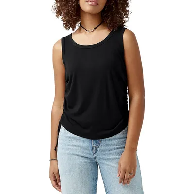 Muriel Side-Ruched Tank Top