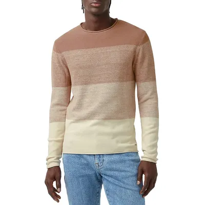 Wakoni Colourblock Crewneck Sweater