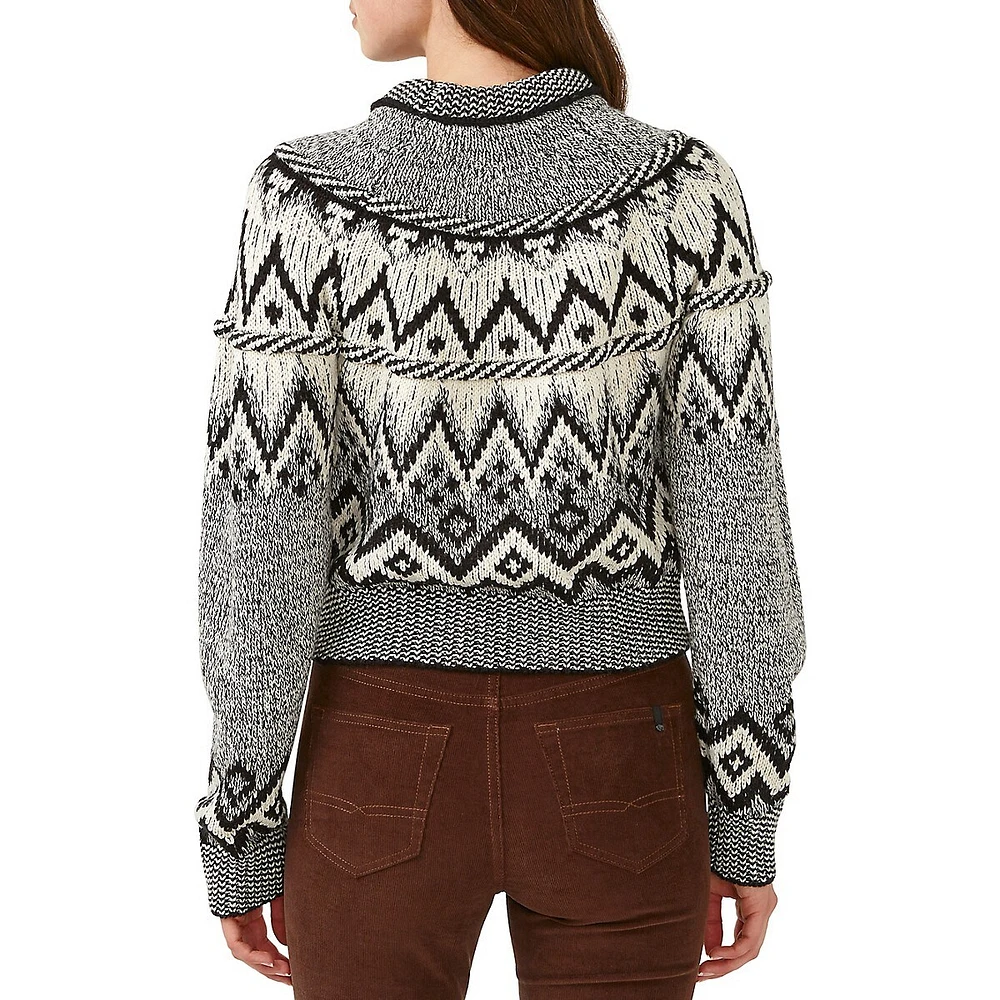 Lesina Jaquard Knit Sweater