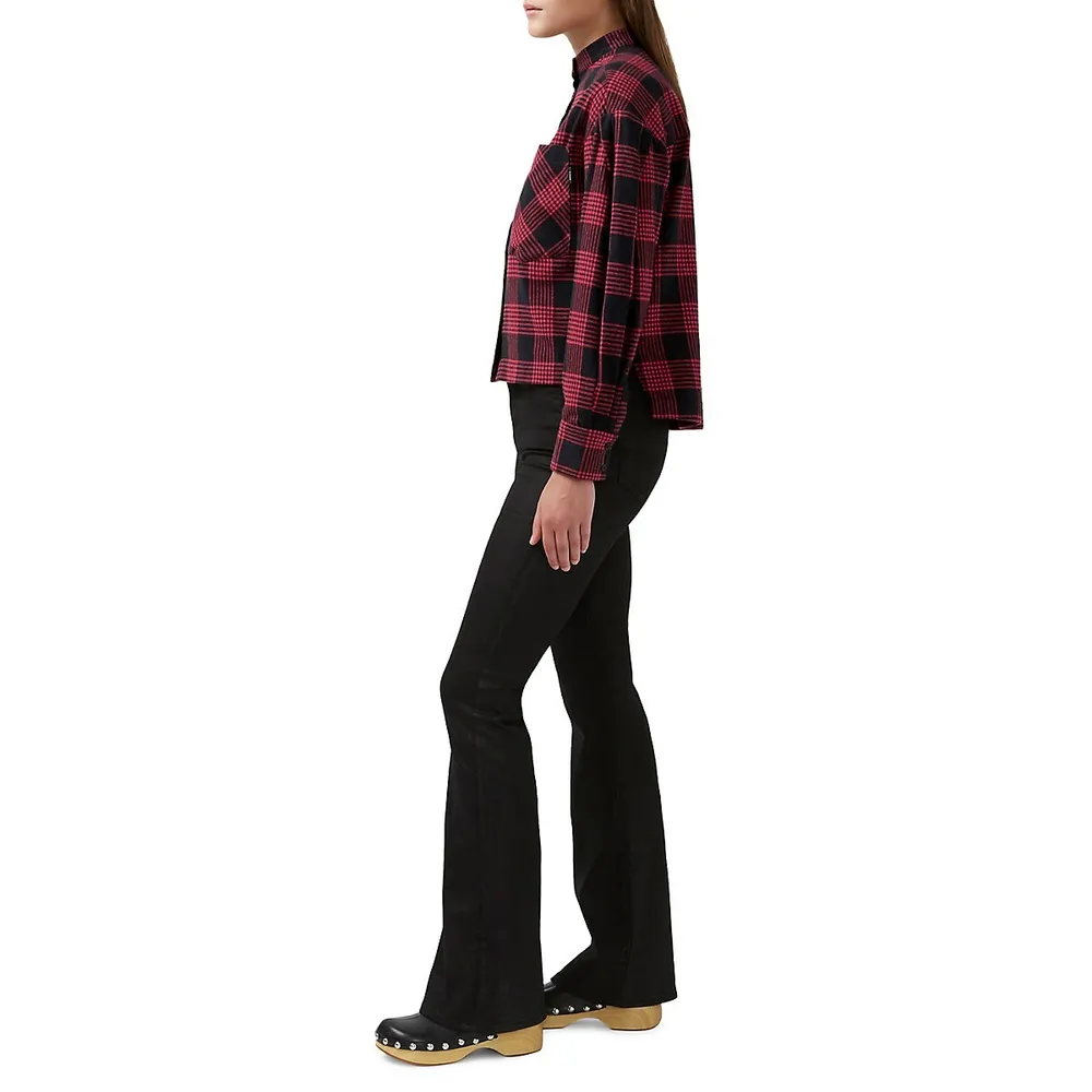 Ellera Flannel Cropped Shirt