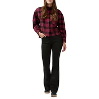 Ellera Flannel Cropped Shirt