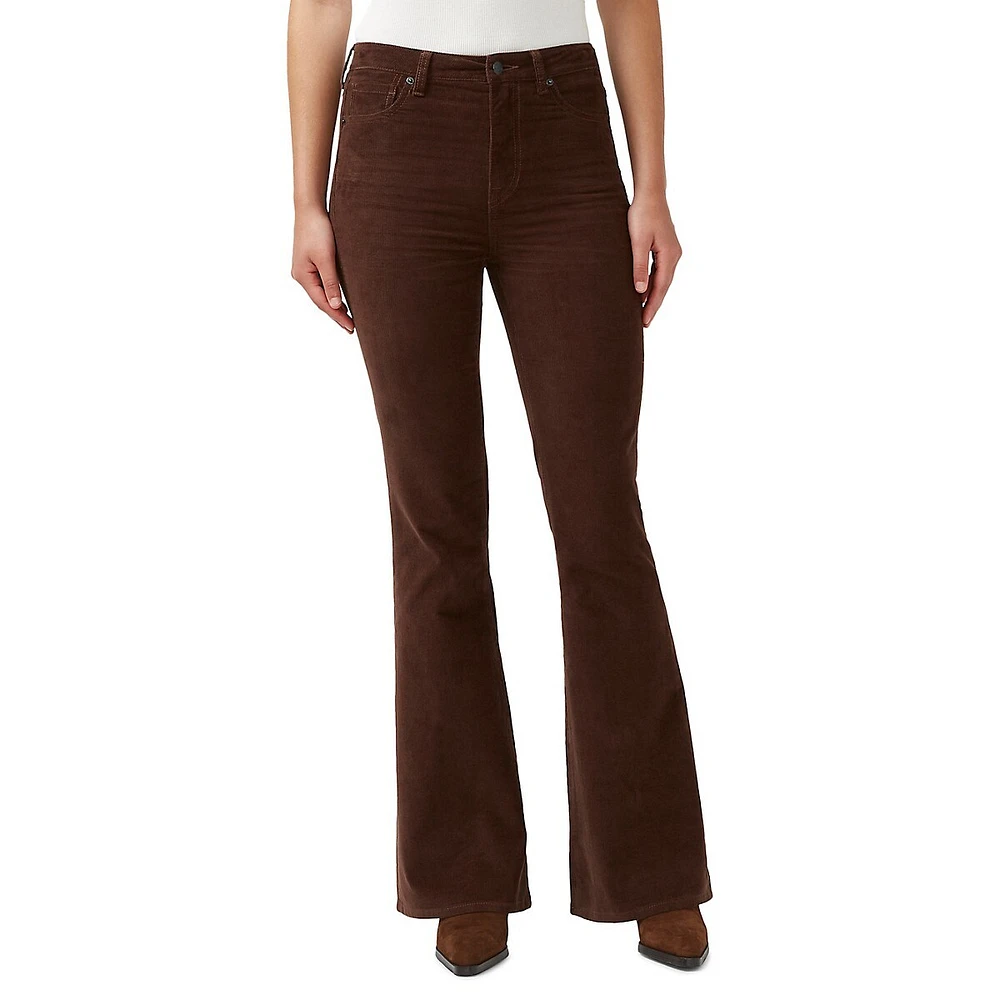 Joplin High-Rise Flare Corduroy Jeans