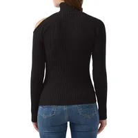 Beronia Cutout-Shoulder Sweater