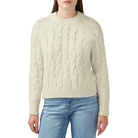 Magari Embellished Cable-Knit Sweater