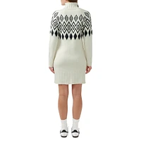 Massima Fair Isle Sweater Dress