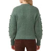 Larsa Cable-Knit Bobble Sweater