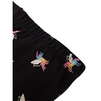 Girl's Unicorn-Print Leggings