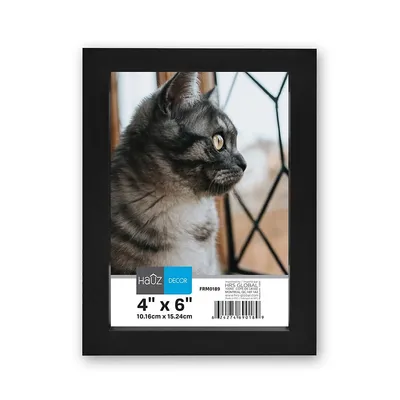 4x6 Picture Frame Black