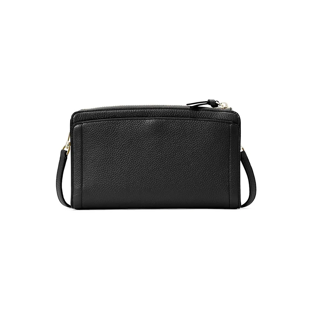 Knott Pebbled Leather Crossbody Bag