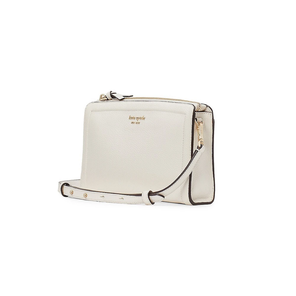 Knott Pebbled Leather Crossbody Bag