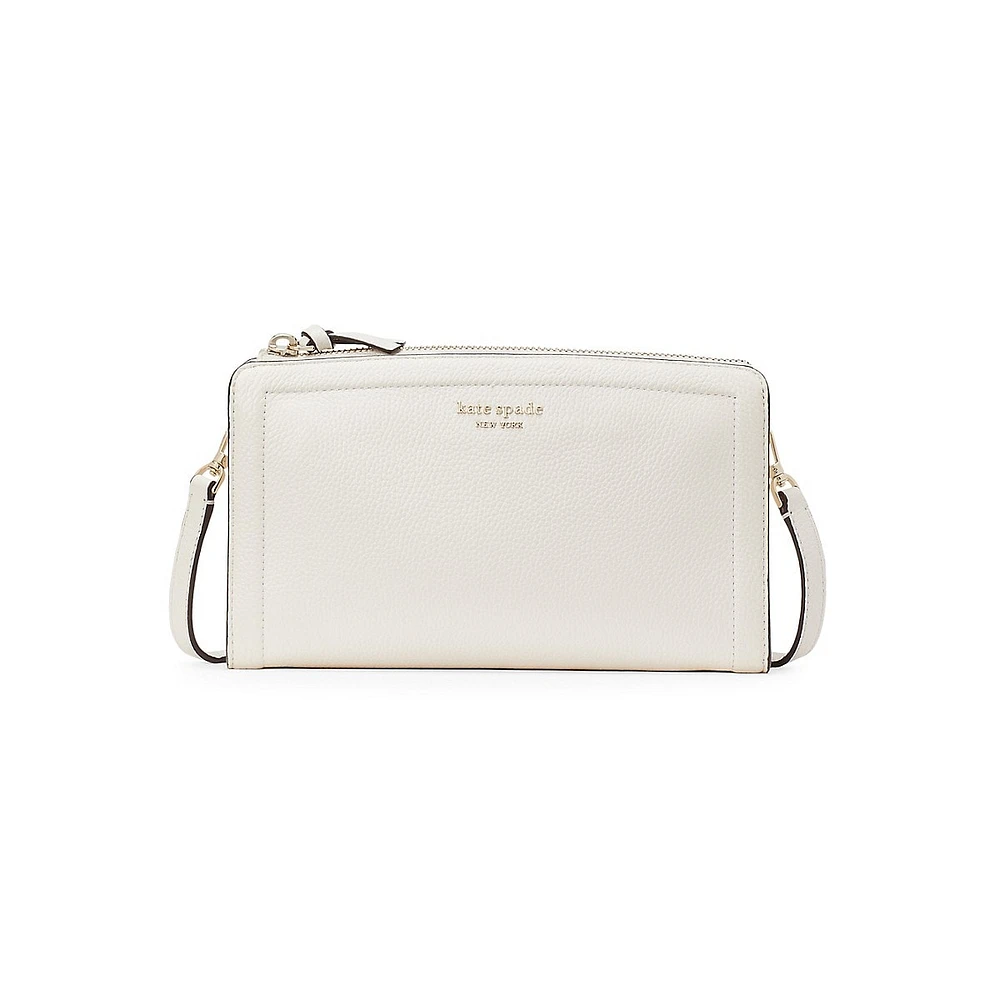 Knott Pebbled Leather Crossbody Bag