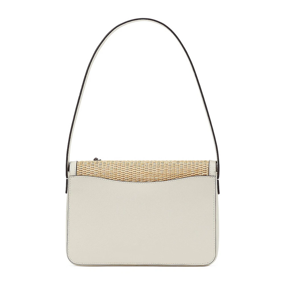 Sac à bandoulière en paille à motif de libellules Katy