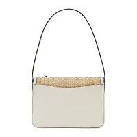Sac à bandoulière en paille à motif de libellules Katy