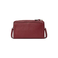 Small Knott Pebbled Leather Crossbody Bag