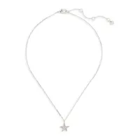 You're A Star Silvertone Pendant Necklace