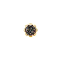 Glam Gems Goldtone & Agate Stud Earrings