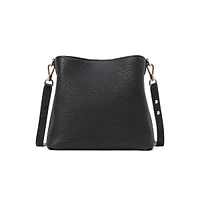 Hudson Pebbled Leather Shoulder Bag