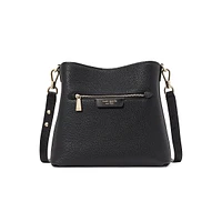 Hudson Pebbled Leather Shoulder Bag