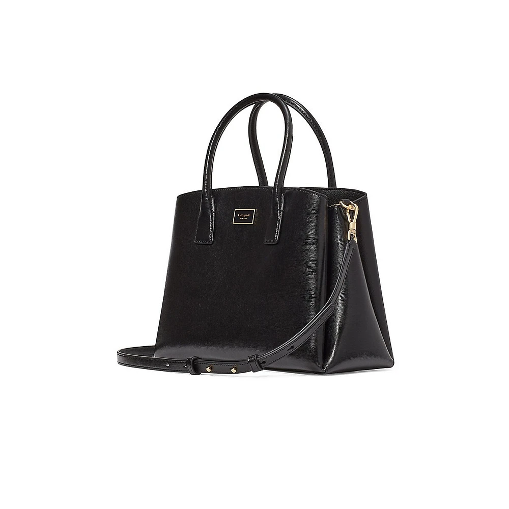 Serena Saffiano Leather Satchel