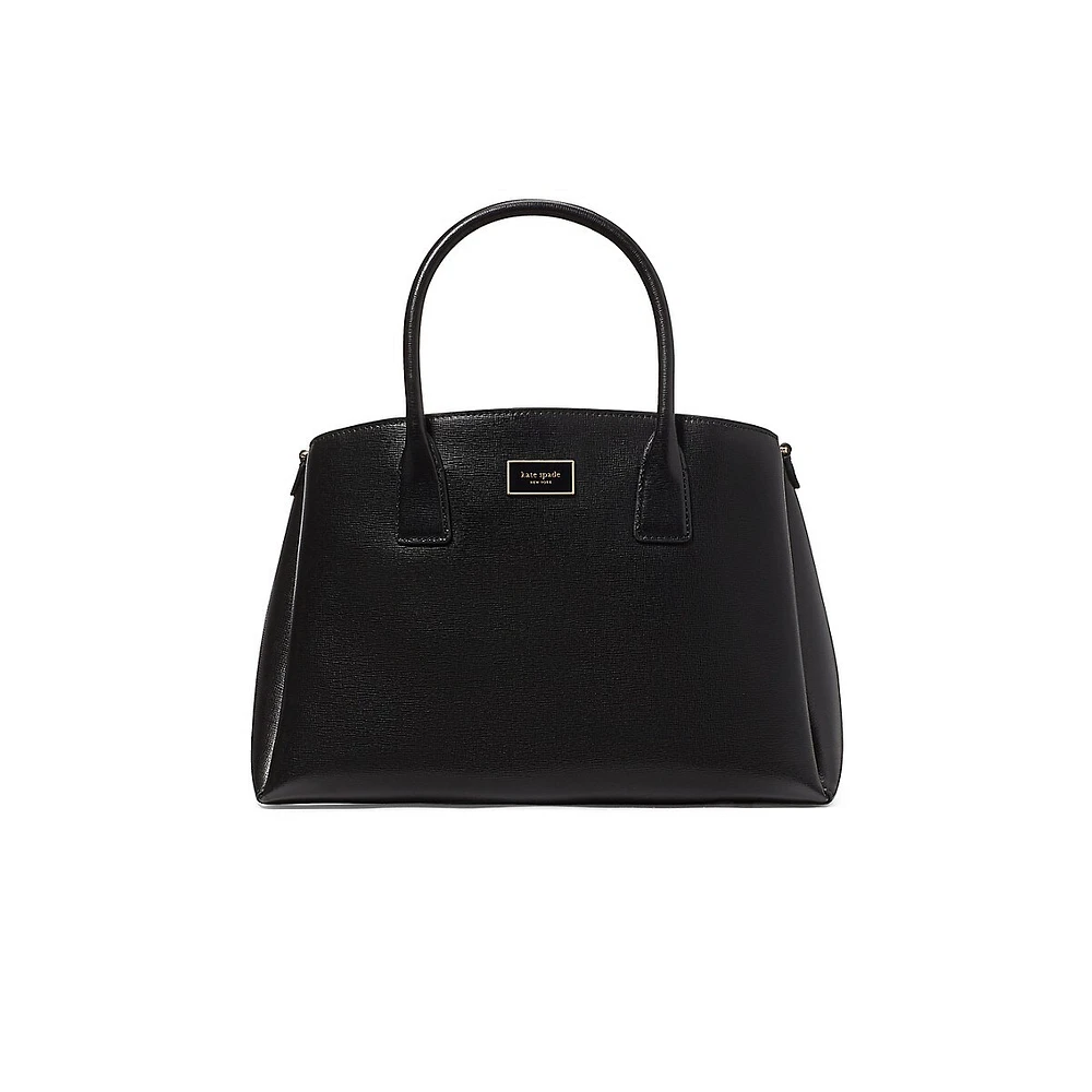 Serena Saffiano Leather Satchel