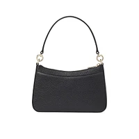 Hudson Pebbled Leather Convertible Crossbody Bag