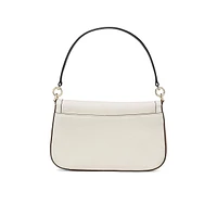 Hudson Colorblocked Pebbled Leather Shoulder Bag