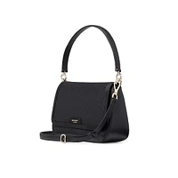 Hudson Pebbled Leather Shoulder Bag