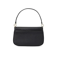 Hudson Pebbled Leather Shoulder Bag