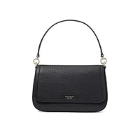 Hudson Pebbled Leather Shoulder Bag