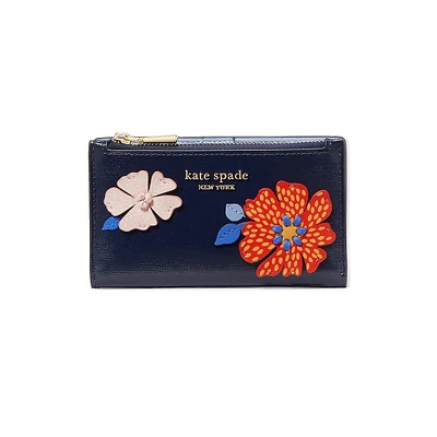 Dottie Bloom Flower Small Slim Bi-Fold Wallet