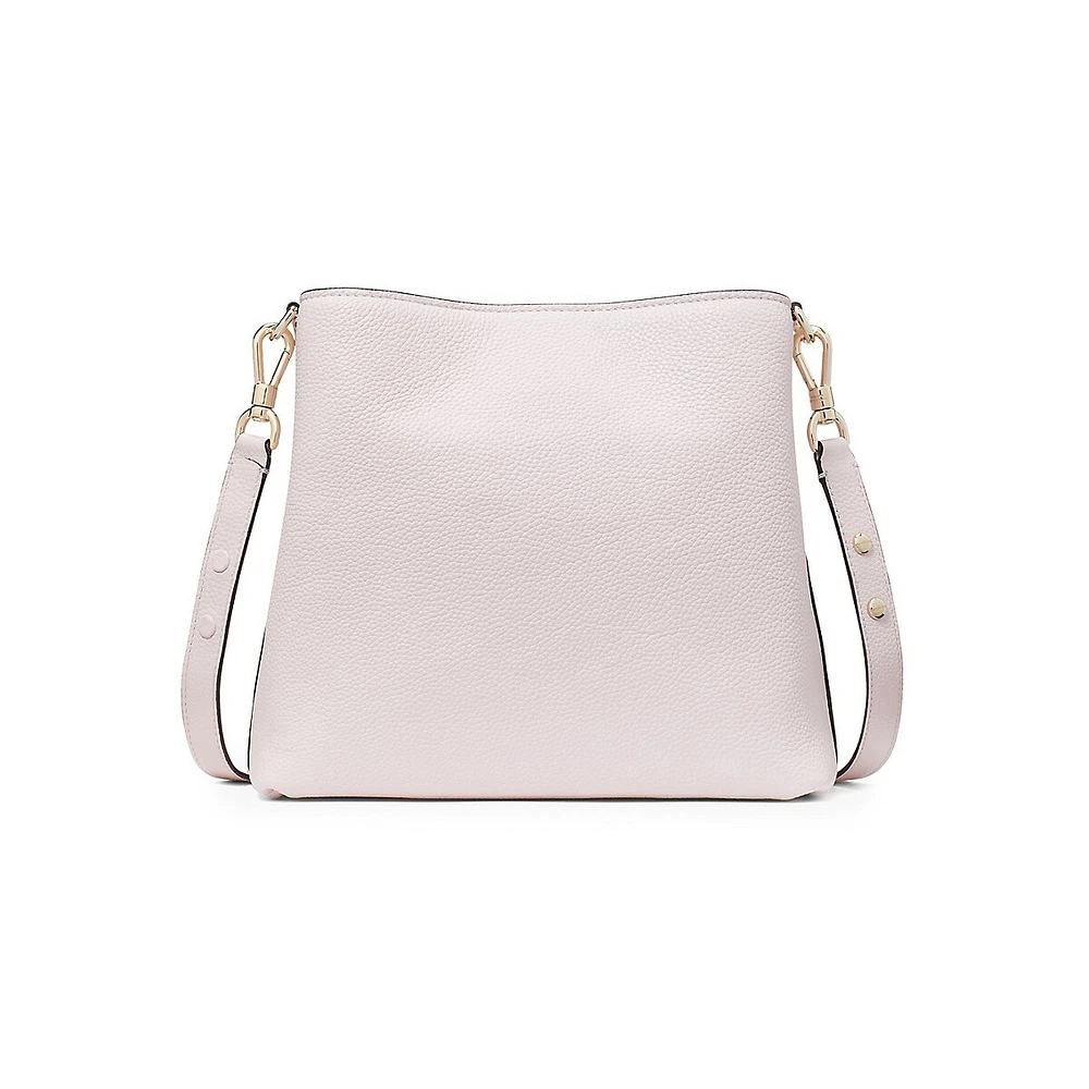 Hudson Pebbled Leather Shoulder Bag