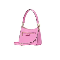 Hudson Pebbled Leather Convertible Crossbody Bag