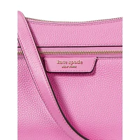 Hudson Pebbled Leather Convertible Crossbody Bag