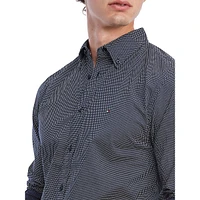 Core Flex Mini Geo-Print Shirt