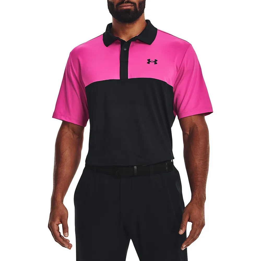 UA Performance 3.0 Colourblock Polo Shirt