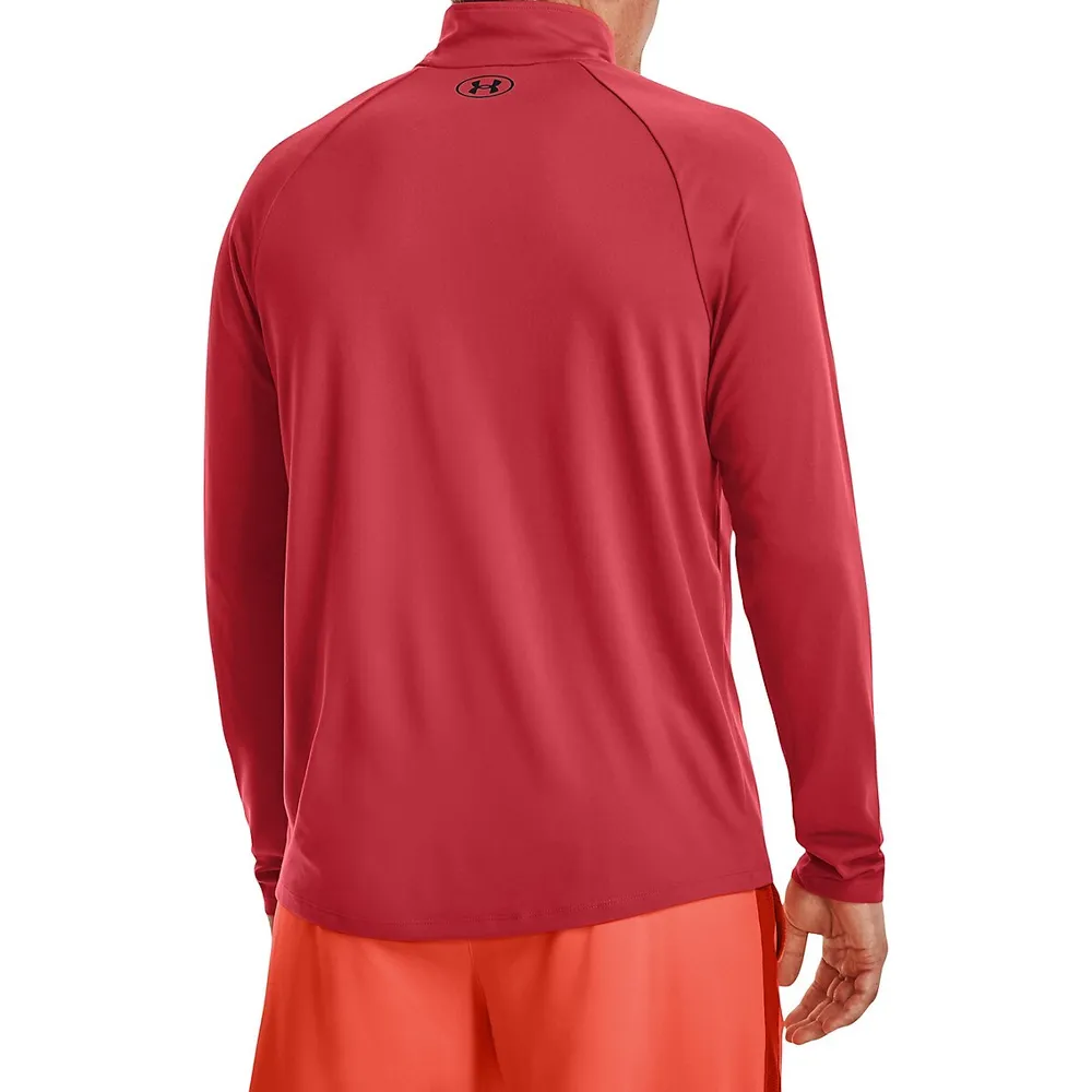 UA Tech Zip-Neck Top