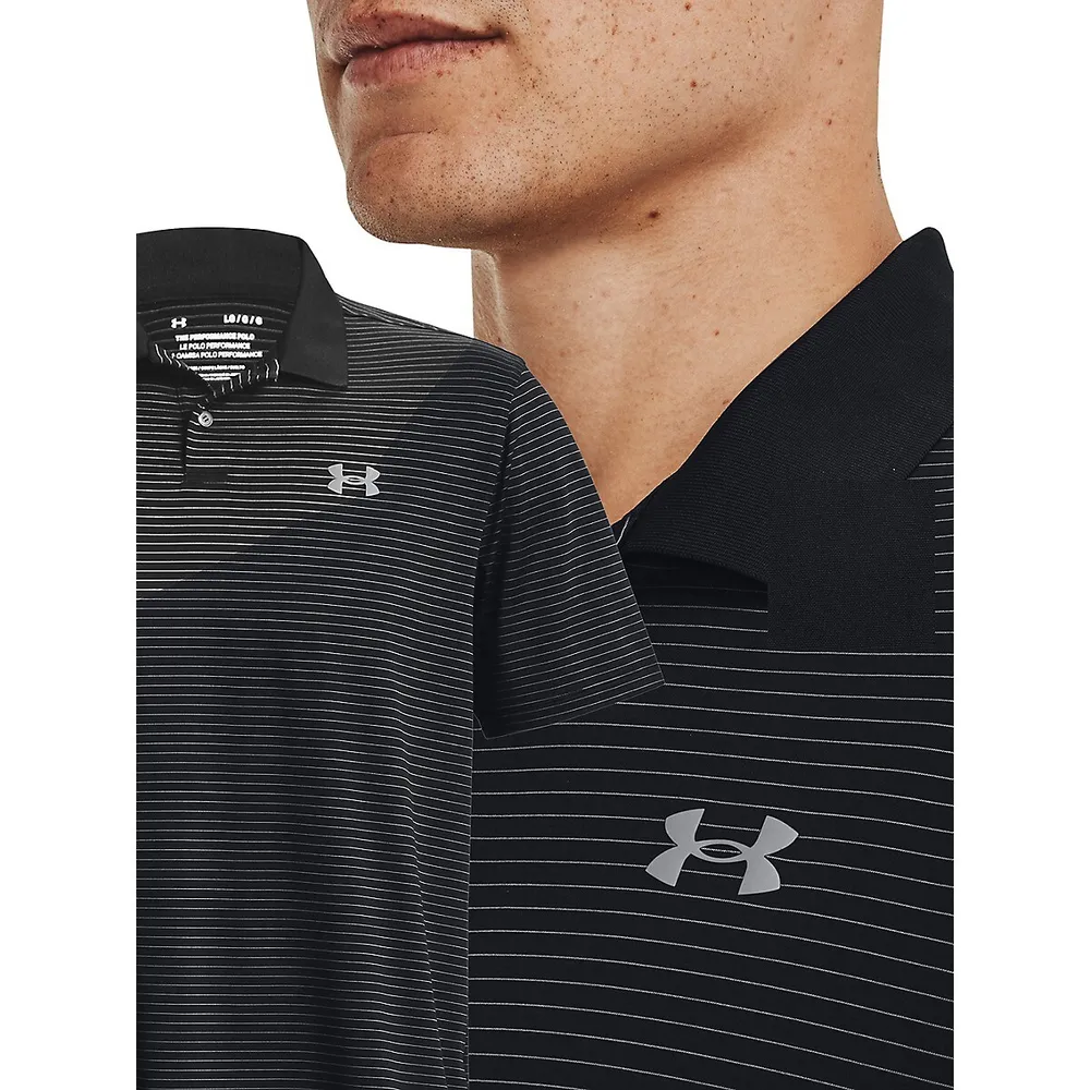 UA Performance 3.0 Stripe Polo Shirt