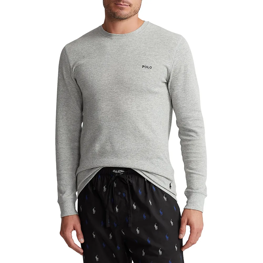 Polo Ralph Lauren + Waffle-Knit Sleep & Lounge Top | Galeries Capitale