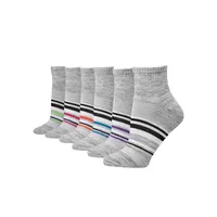 Women's 6-Pair X-Temp 2.0 Breathable Ankle-Length Socks Set