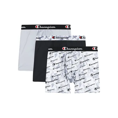 3-Pack Lightweight Stretch Total Support Boxer Briefs