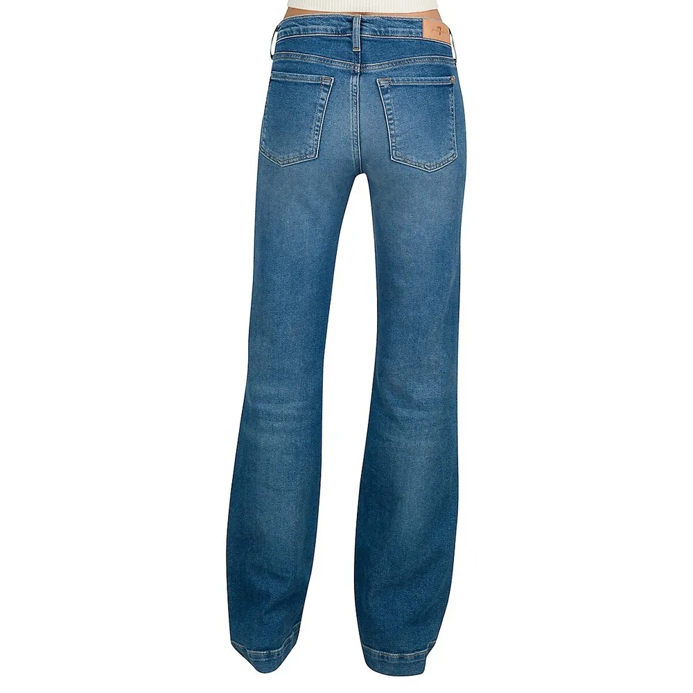 ​Dojo Low-Rise Flared Jeans