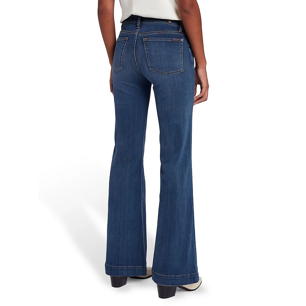 Dojo Tailorless Trouser-Fit Mid-Rise Wide-Leg Jeans