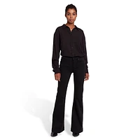 Dojo Tailorless Trouser-Fit Mid-Rise Wide-Leg Jeans