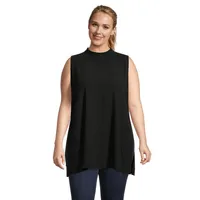 Silk Mockneck Tunic