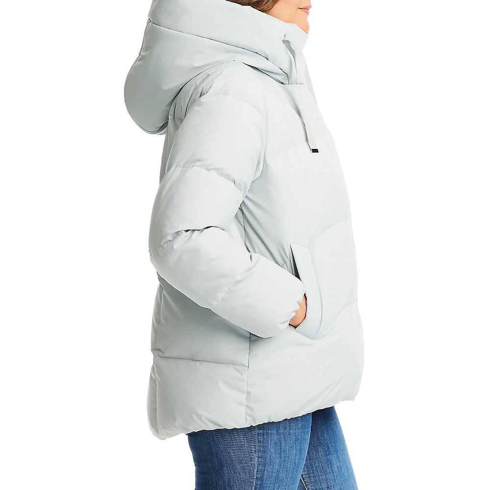 Plus Puffer Hooded Jacket